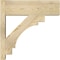 Ekena Millwork Merced Block Rough Sawn Outlooker, Douglas Fir, 8"W x 24"D x 24"H OUT08X24X24MRC05RDF - alternate 4